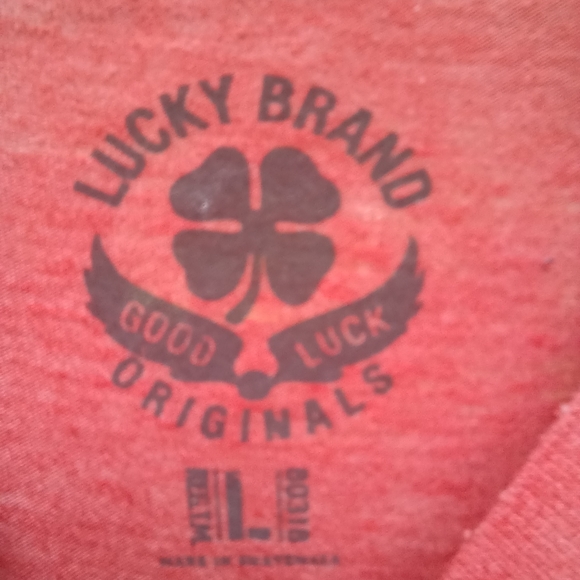 LUCKY BRAND SINGLE STITCH  ORIGINALS VINTAGE STYLE TEE LARGE SURFERS PAR… - Picture 4 of 15